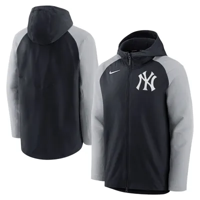 New York Yankees Nike Authentic Collection Performance Long Sleeve T-Shirt  - Heathered Charcoal