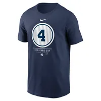 T-shirt Nike bleu marine New York Yankees 2021 Lou Gehrig Day pour homme