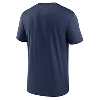 T-shirt Nike bleu marine pour homme de la collection authentique d'après-saison 2024 des Yankees New York MLB Legend