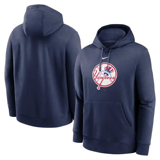 New York Yankees Nike Rewind Warm Up Pullover Jacket - Mens