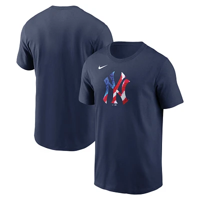 T-shirt Nike Americana bleu marine des Yankees de New York pour homme