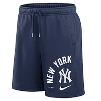 Men's Nike Navy New York Yankees Arched Kicker Shorts