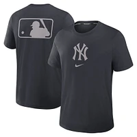 Men's Nike Navy New York Yankees Authentic Collection Early Work Performance Tri-Blend T-Shirt