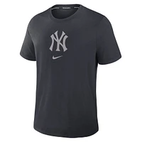 Men's Nike Navy New York Yankees Authentic Collection Early Work Tri-Blend Performance T-Shirt