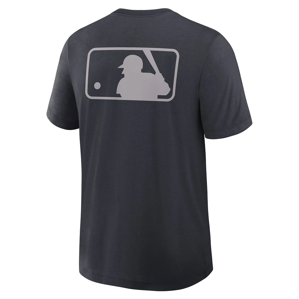 Men's Nike Navy New York Yankees Authentic Collection Early Work Tri-Blend Performance T-Shirt