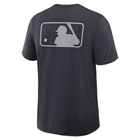 Men's Nike Navy New York Yankees Authentic Collection Early Work Tri-Blend Performance T-Shirt