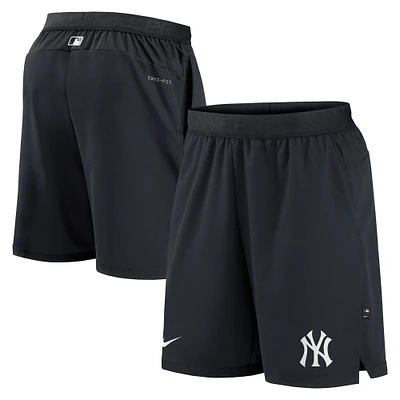 Short de performance Flex Vent Nike pour homme, bleu marine, New York Yankees Authentic Collection