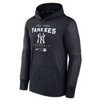 Youth New York Yankees Nike Navy Authentic Collection Performance Pullover  Hoodie