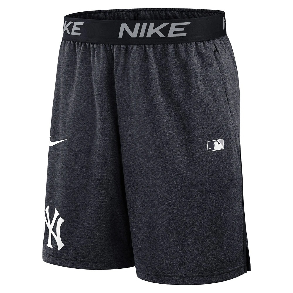 Men's Nike Navy New York Yankees Authentic Collection Performance Knit Shorts