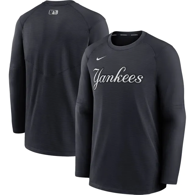 Lids New York Yankees Nike Authentic Collection Game Raglan Performance  Long Sleeve T-Shirt - Navy