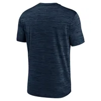 T-shirt d'entraînement Nike New York Yankees Authentic Collection Velocity Performance pour homme, bleu marine