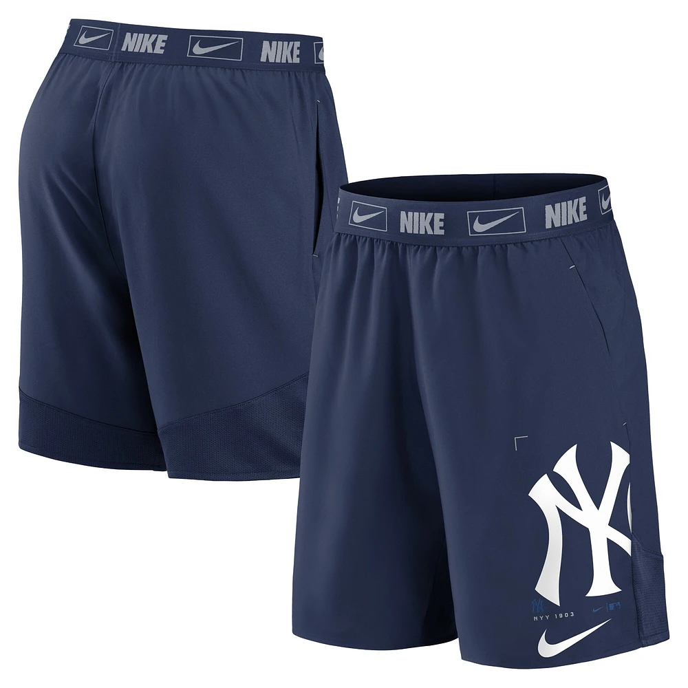 Nike New York Yankees Bold Express pour homme - Bleu marine Short de performance