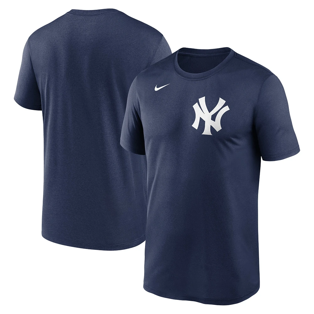 T-shirt Fuse Legend Nike bleu marine pour hommes des Yankees de New York