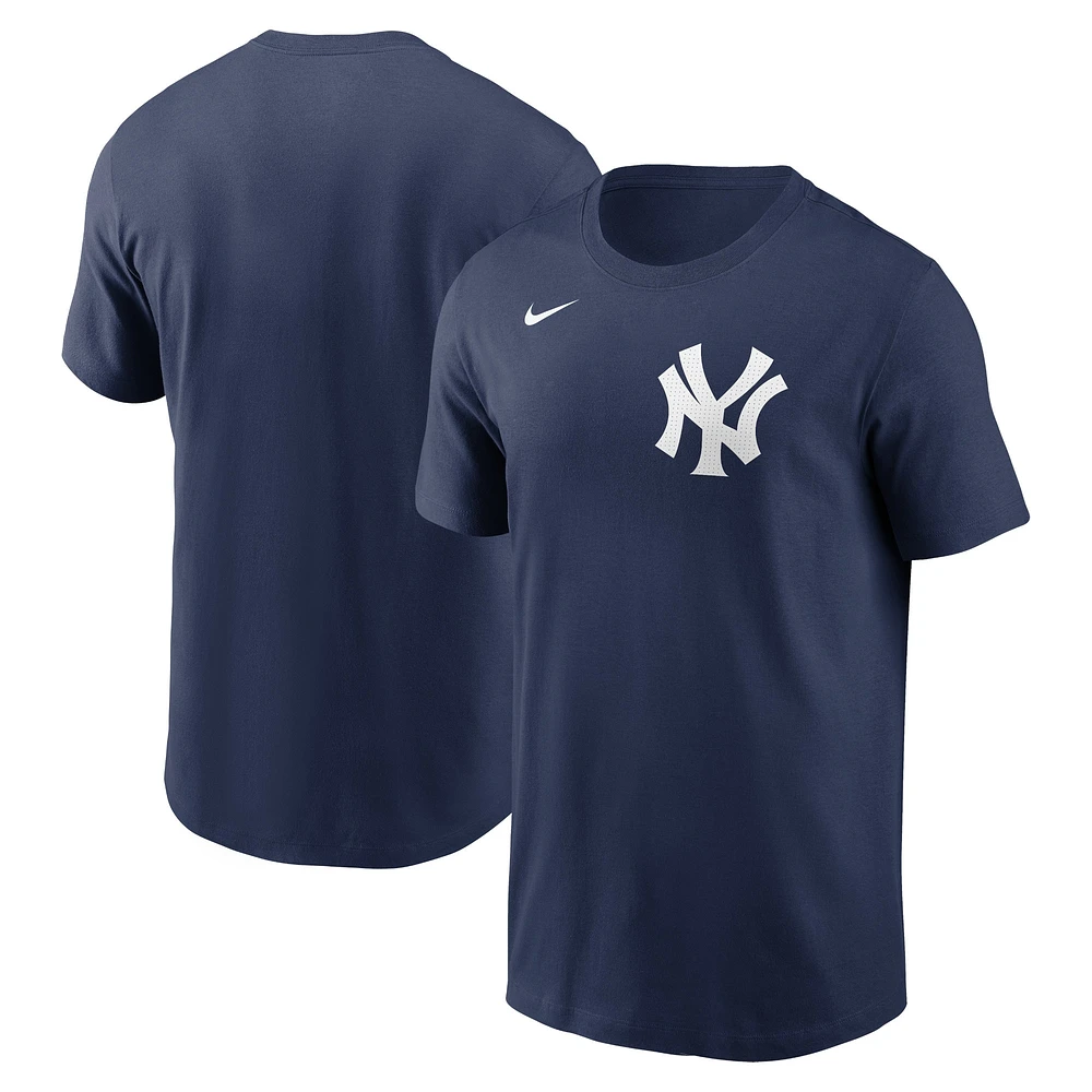 Men's Nike Navy New York Yankees Fuse Wordmark T-Shirt