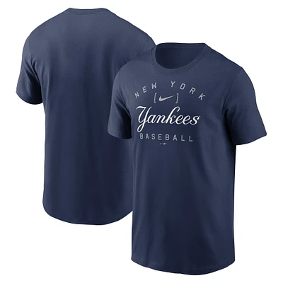 FBC YANKEE NAVY NK SP24 HOMME NIKE HOME TEAM ATHLETIC ARCH SS TEE TEEMENSCC