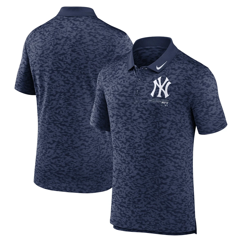 Polo Nike New York Yankees Next Level Performance pour homme - Bleu marine