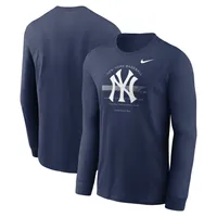 New York Yankees Performance Jersey T-Shirt Men's Medium Blue