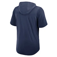 Men's Nike Navy New York Yankees Tri-Blend Hoodie T-Shirt