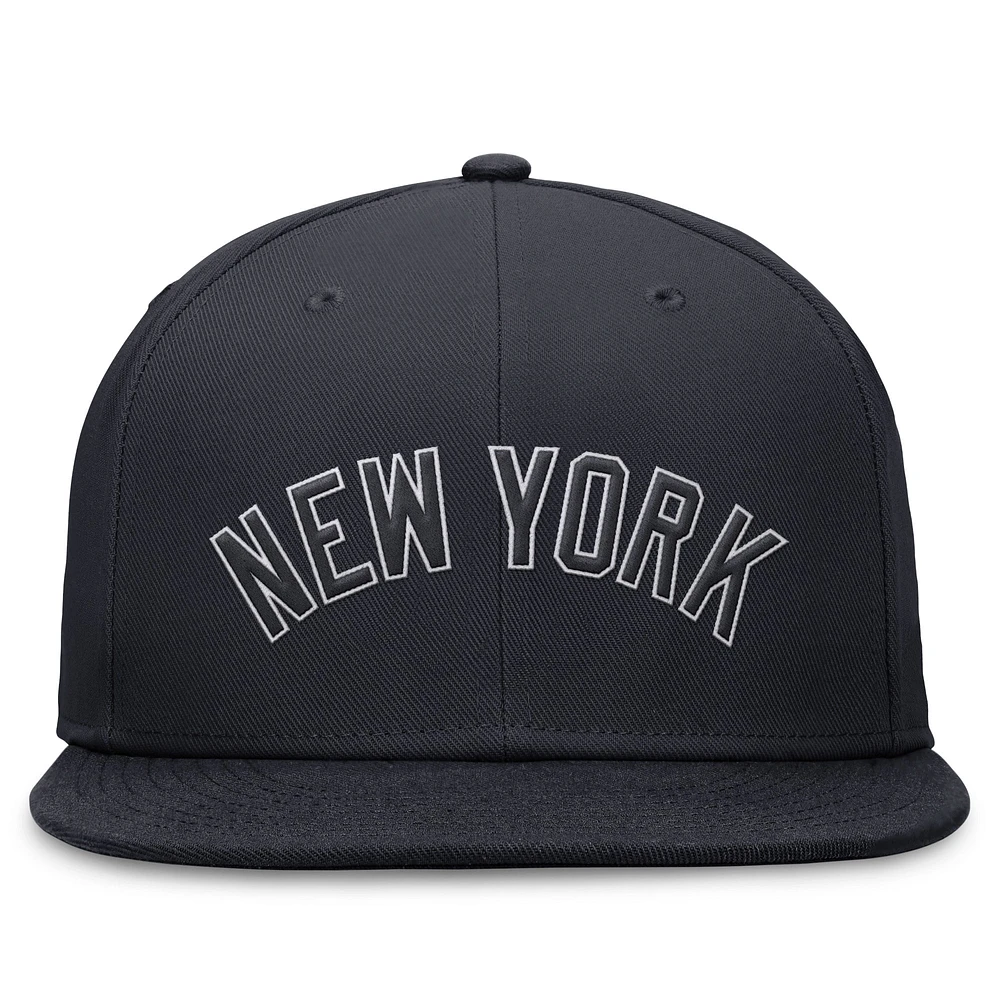 Casquette ajustée True Performance Nike bleu marine New York Yankees pour homme