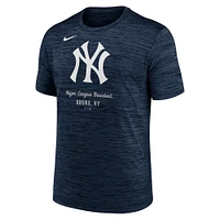 Men's Nike Navy New York Yankees Velocity Performance T-Shirt