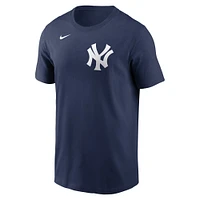 T-shirt Nike Paul Goldschmidt bleu marine pour homme avec nom et numéro Fuse des Yankees de New York