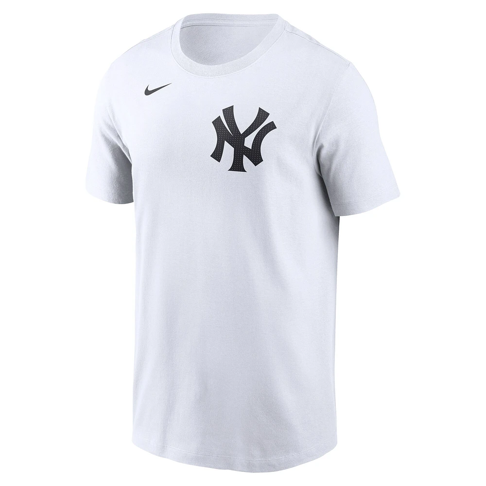 Men's Nike Paul Goldschmidt White New York Yankees Fuse Name & Number T-Shirt