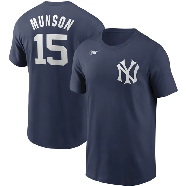 Men's New York Yankees Mickey Mantle Nike Navy Cooperstown Collection Name  & Number T-Shirt