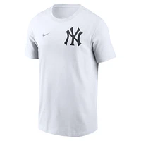 Men's Nike White New York Yankees 2-Hit T-Shirt