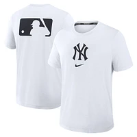 Men's Nike White New York Yankees Authentic Collection Early Work Tri-Blend Performance T-Shirt