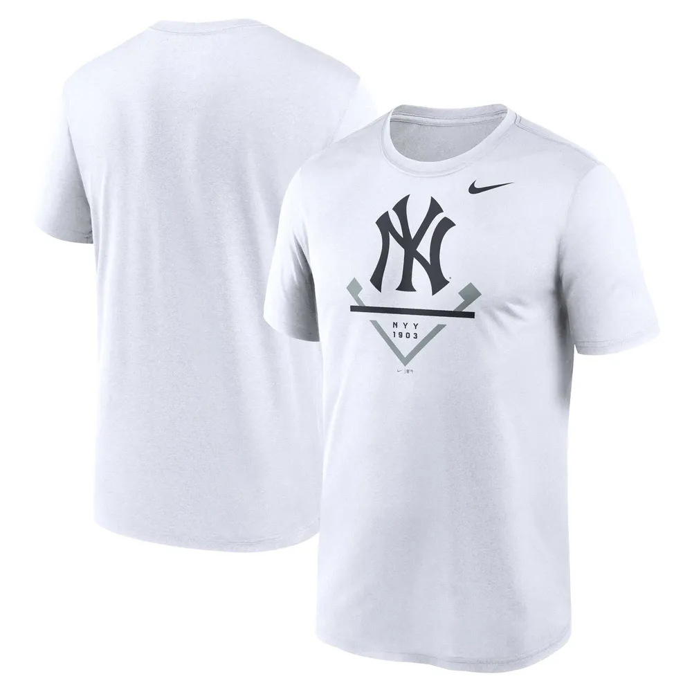 T-shirt Performance Big & Tall Icon Legend des New York Yankees de Nike pour homme, blanc