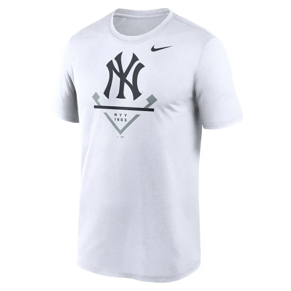 T-shirt Performance Big & Tall Icon Legend des New York Yankees de Nike pour homme, blanc