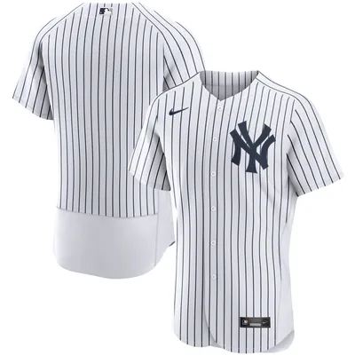 Youth New York Yankees Nike White Home Replica Custom Jersey