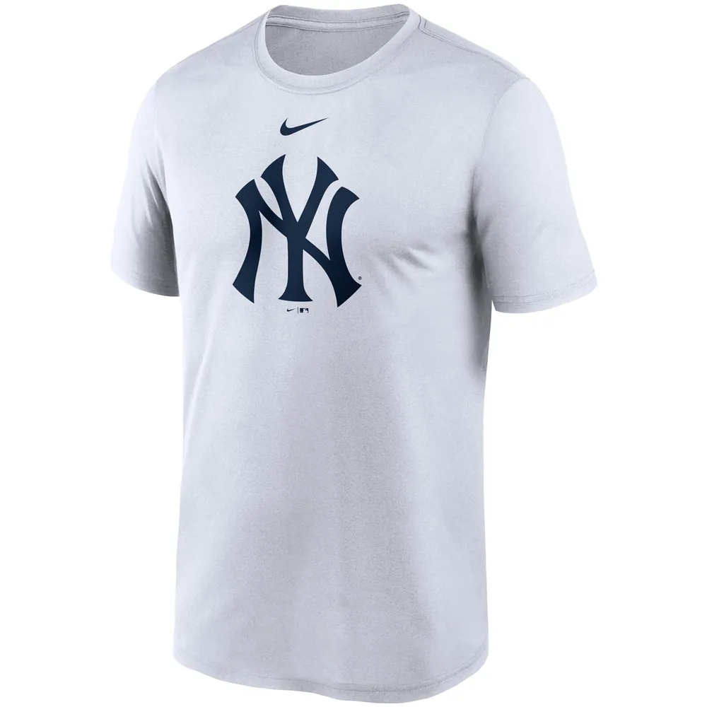 T-shirt Nike blanc New York Yankees avec grand logo Legend Performance pour homme