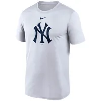 T-shirt Nike blanc New York Yankees avec grand logo Legend Performance pour homme
