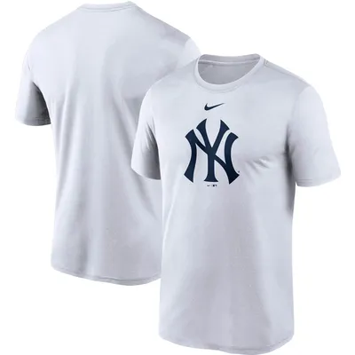 T-shirt Nike blanc New York Yankees avec grand logo Legend Performance pour homme