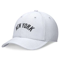 Casquette Nike Performance Flex blanche New York Yankees pour homme