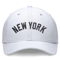 Casquette Nike Performance Flex blanche New York Yankees pour homme