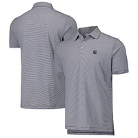 Men's Peter Millar Navy New York Yankees Jubilee Stripe Stretch Jersey Polo