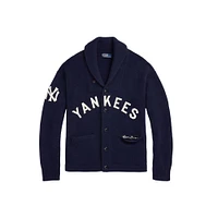 Men's Polo Ralph Lauren  Navy New York Yankees Button-Up Cardigan