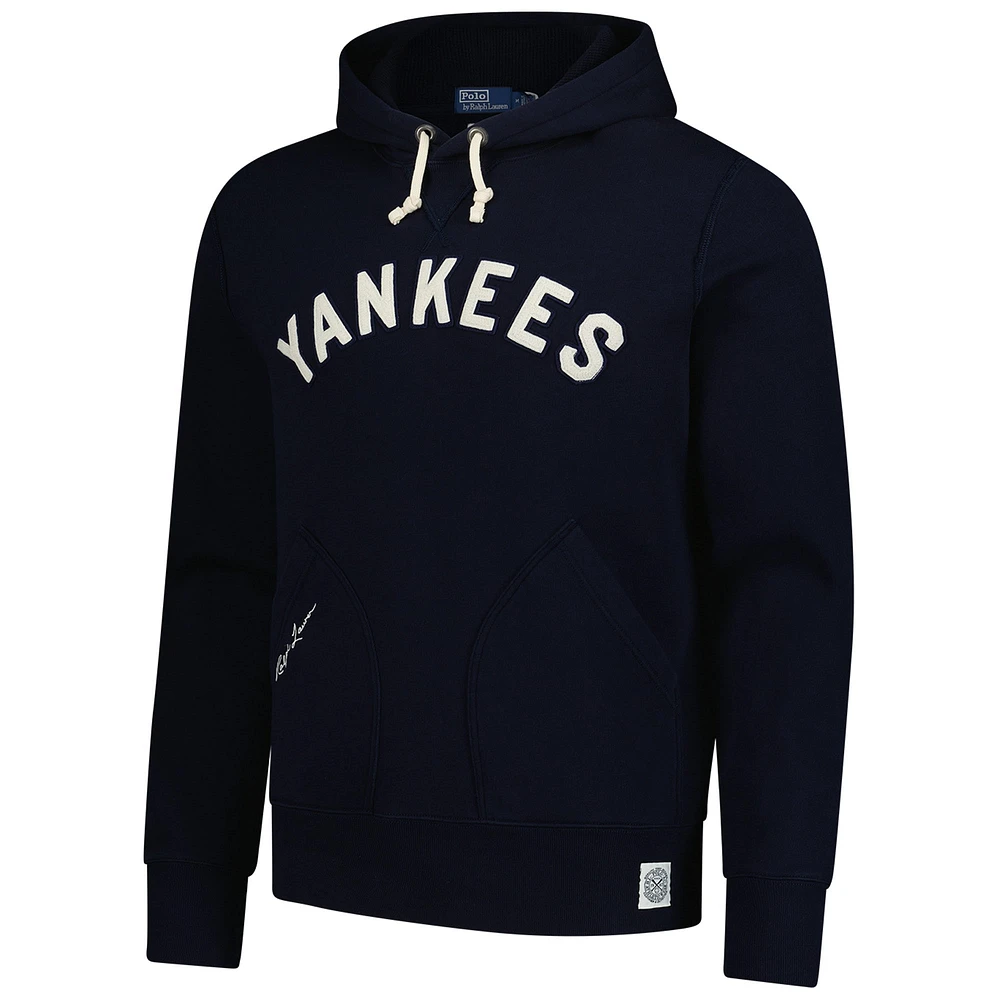 Sweat à capuche bleu marine New York Yankees Polo Ralph Lauren pour homme