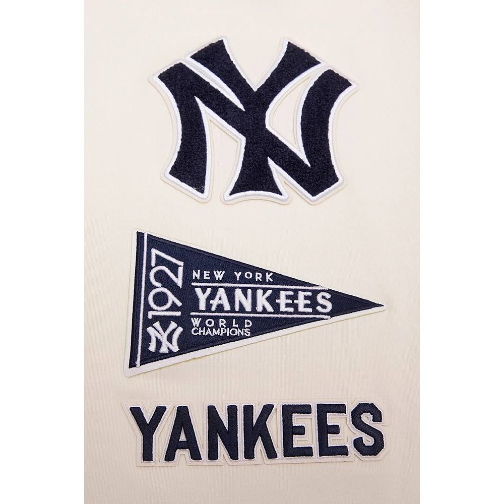 Men's Pro Standard Cream New York Yankees Cooperstown Collection Retro Classic T-Shirt