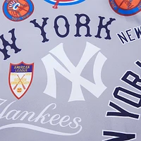 Short tissé Pro Standard gris pour hommes des New York Yankees Toss Logo