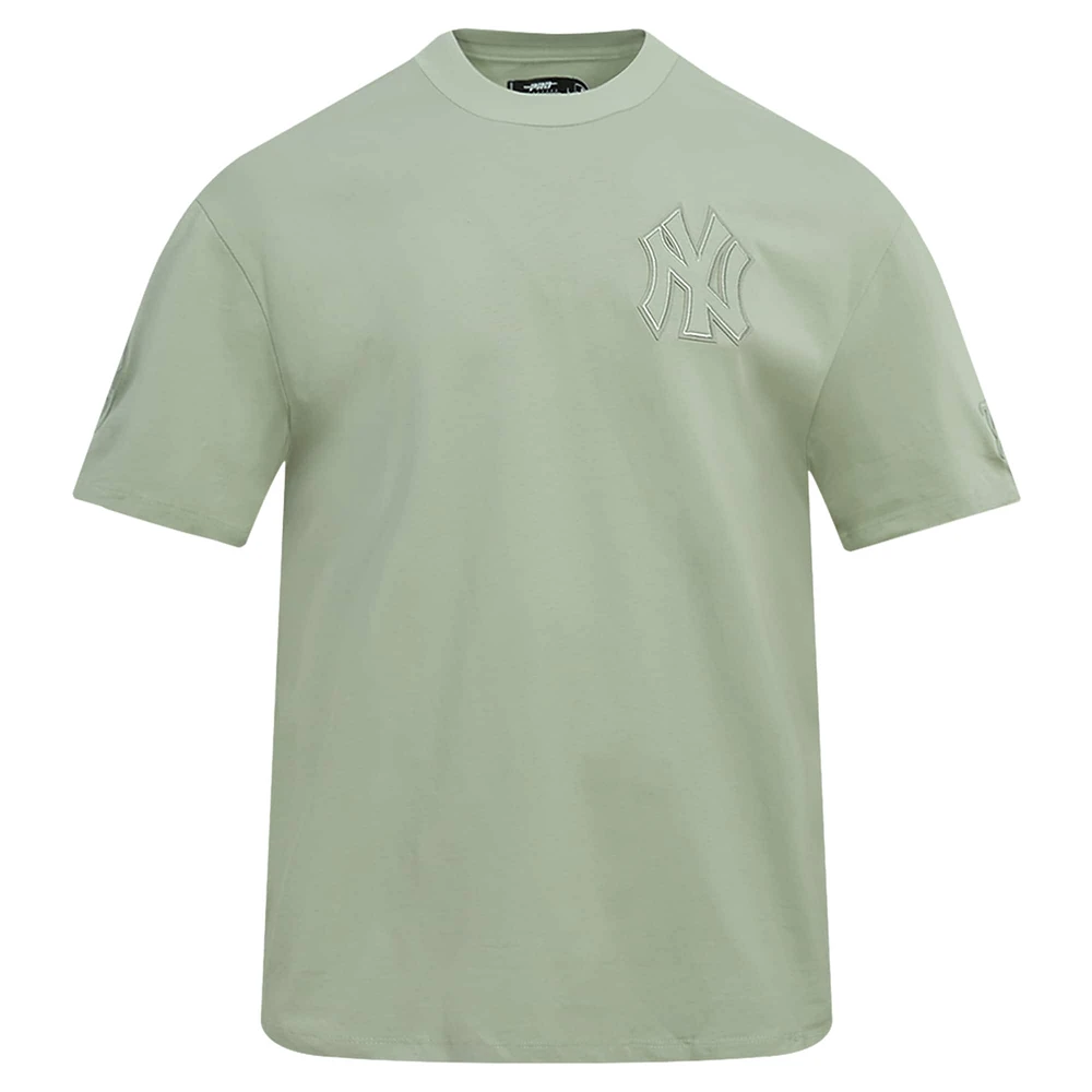 Men's Pro Standard Mint New York Yankees Neutral CJ Dropped Shoulders T-Shirt