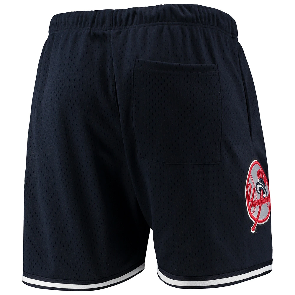 Men's Pro Standard Navy New York Yankees 1999 World Series Mesh Shorts
