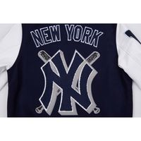 Men's New York Yankees Pro Standard Navy/White Varsity Logo Full-Zip Jacket