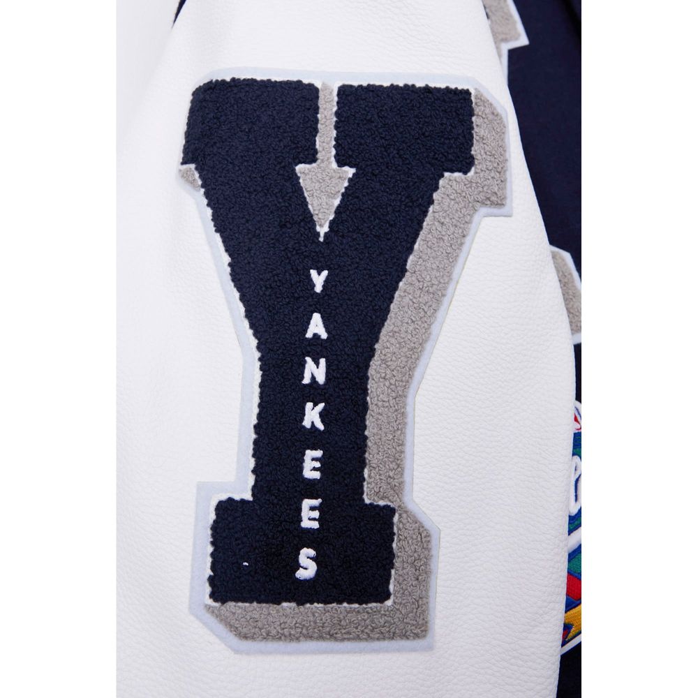 Pro Standard Men's Navy, White New York Yankees Varsity Logo Full-Zip  Jacket - Macy's