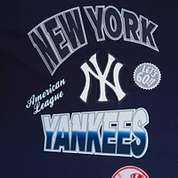 T-shirt à épaules tombantes Turn It Up Pro Standard bleu marine pour homme des Yankees de New York