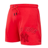 Men's Pro Standard New York Yankees Triple Red Classic Shorts