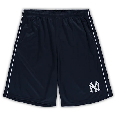 Short en maille Profile New York Yankees pour hommes, grande et taille, bleu marine