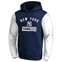 Men's Profile Aaron Judge Navy New York Yankees Big & Tall Name Number Fleece Pullover Hoodie